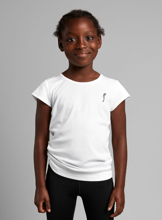 CAMISETA INFANTIL FEMININA - BRANCA