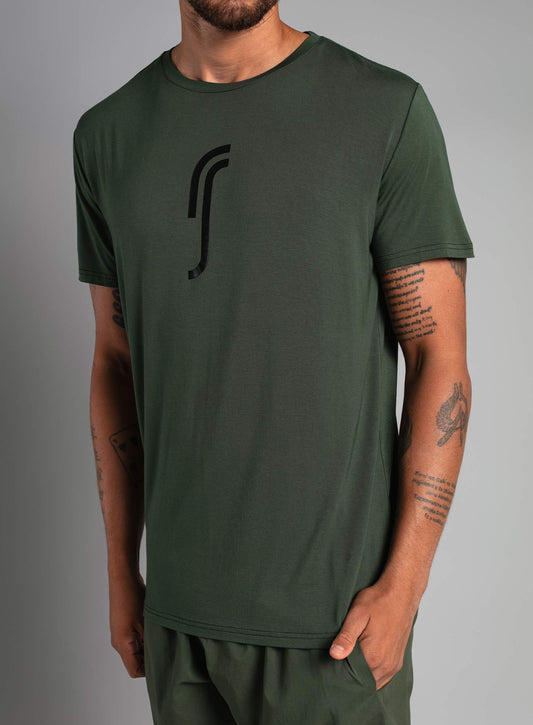 CAMISETA CLÁSSICA – VERDE ESCURO