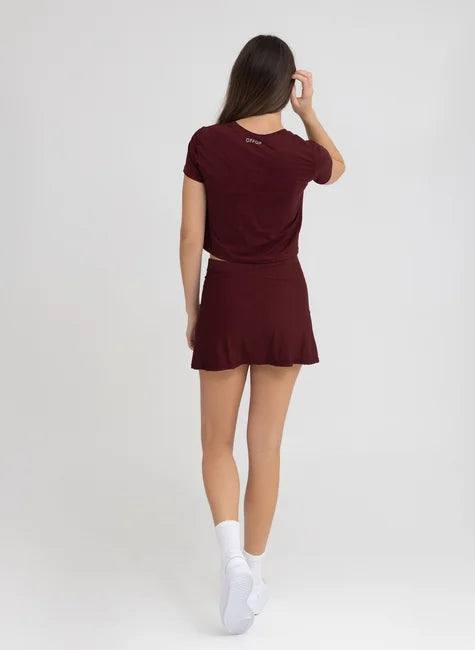 SHORTS SAIA  VERMELHO MESCLA