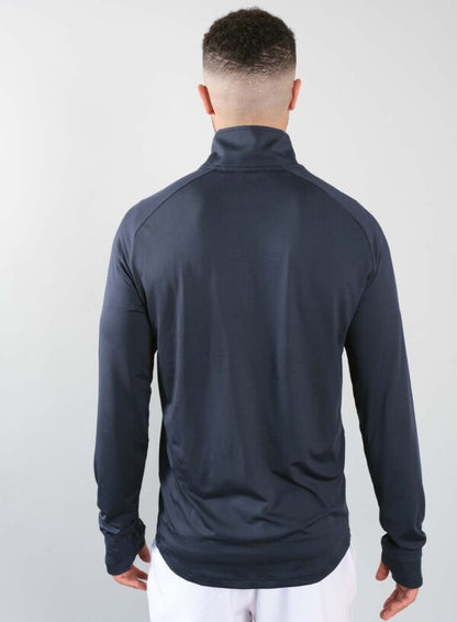 SUETER MASCULINO MANGA LONGA COM ZIPER - AZUL MARINHO