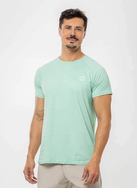 CAMISETA RAGLAN VERDE CLARO